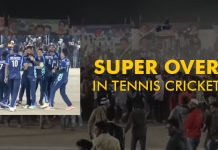 SUPER OVER in mega final in tennis cricket