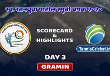 Late Ratanbuva Patil Smruti Chashak 2020, Day 3 Gramin Lot – Highlights, Scorecard